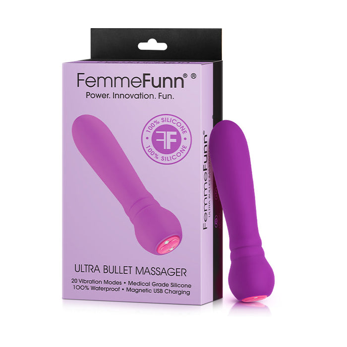 FemmeFunn ULTRA BULLET Powerful Silicone Vibrator - Various Colors