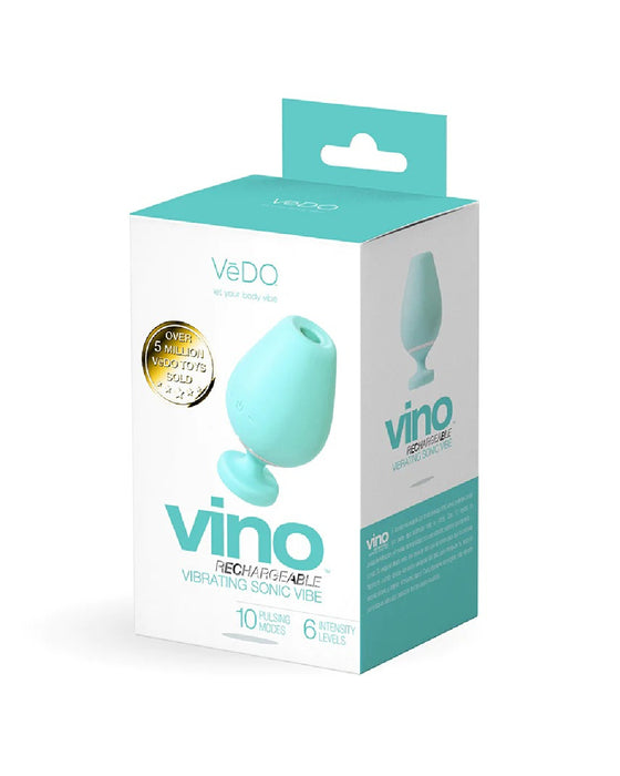 Vino Beginner Air Pulsation Clitoral Vibrator - Turquoise