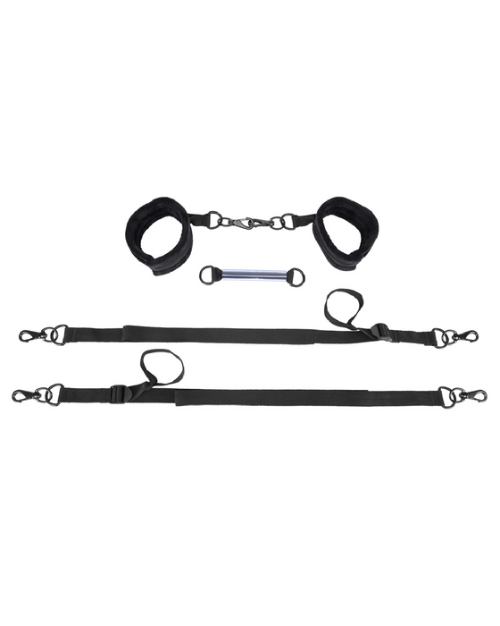 Pivot Connection Kit with Tethers and Cuffs - Black