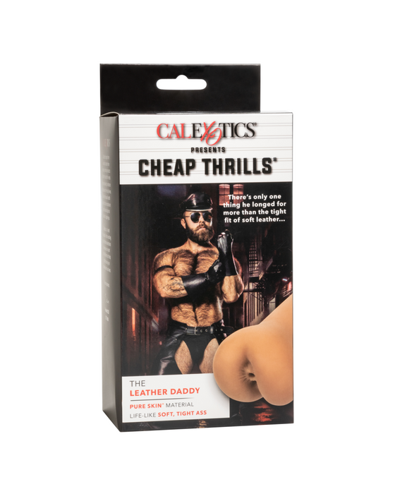 Cheap Thrills The Leather Daddy Ass Stroker - Vanilla