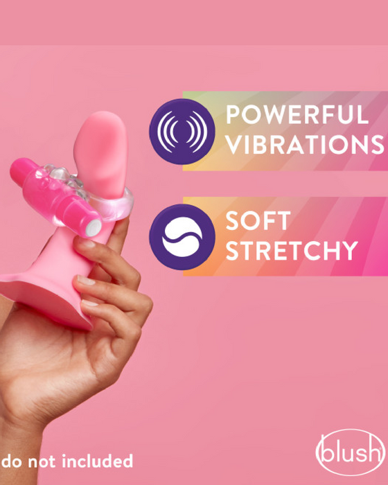 Teaser Vibrating Beginner's Cock Ring - Pink