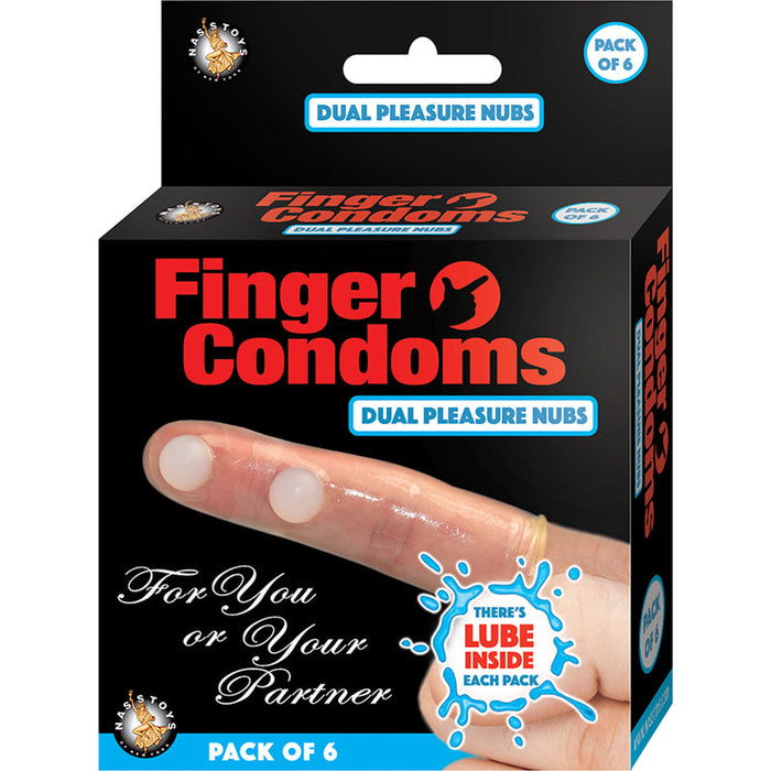 Finger Condoms - Lubricated Textured  – 6 Pack