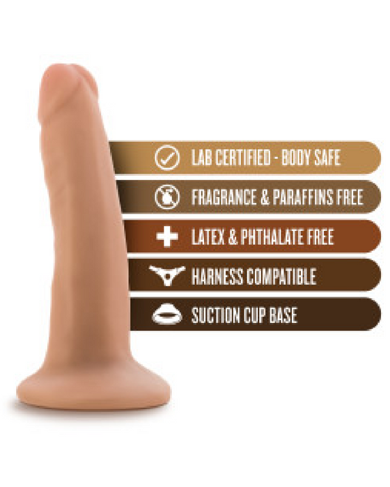 Dr. Skin 5.5 Inch Beginner Suction Cup Dildo - Vanilla