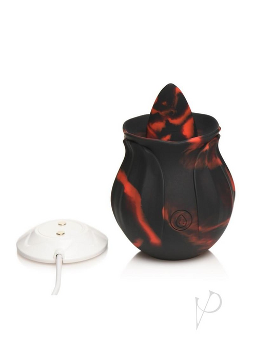Black Kiss Rimming Rose Tongue Vibrator