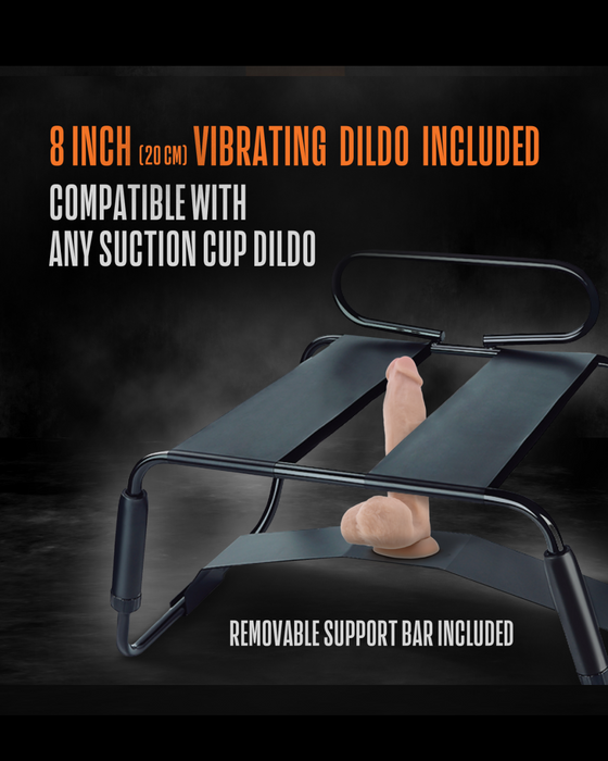 Surrender Sex Chair with 8 Inch Vibrating Dildo