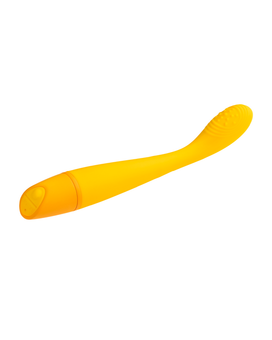 Lemon Squeeze Slim G-Spot Beginner Vibrator - Yellow