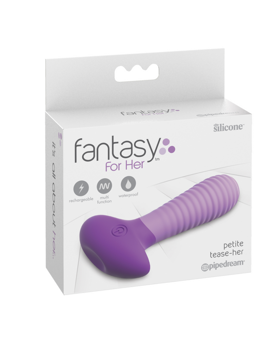 Fantasy For Her Petite Vibrating Purple Butt Plug