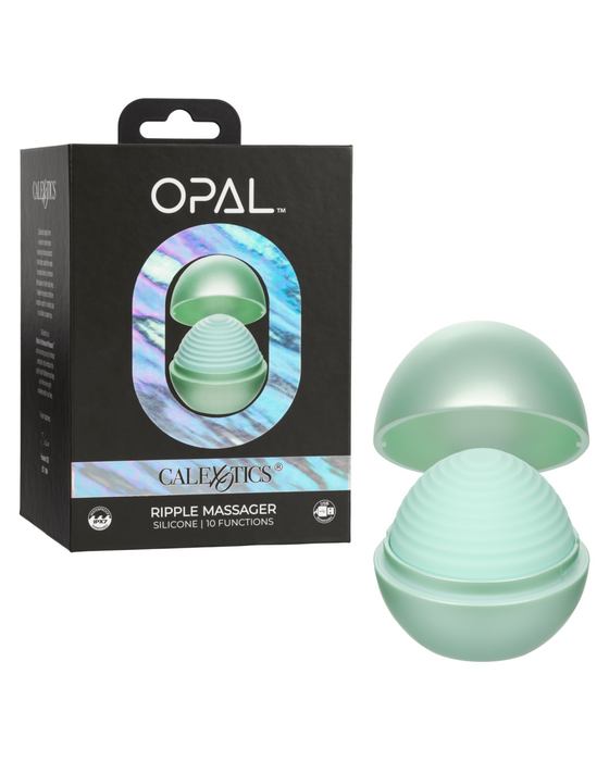 Opal Ripple Powerful Discreet External Vibrator with Lid