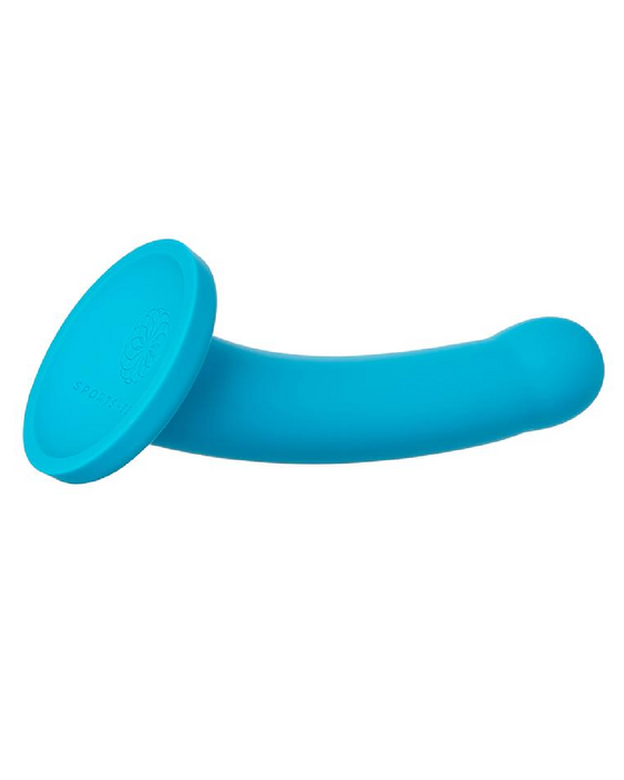 Hux 7 Inch Silicone Dildo - Turquoise