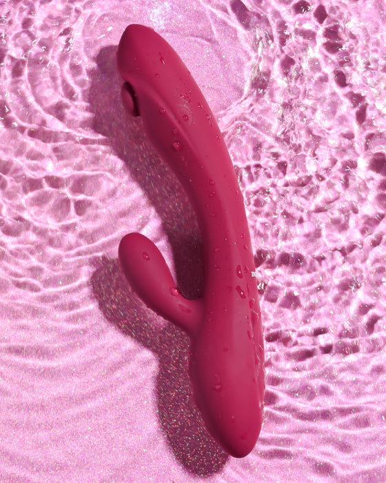 Jammin' G-Spot Thumping Rabbit Vibrator - Pink