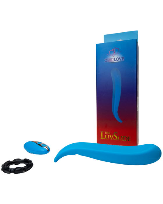 LuvSlide Vibrating Penis Enhancer for Couples (with Remote)