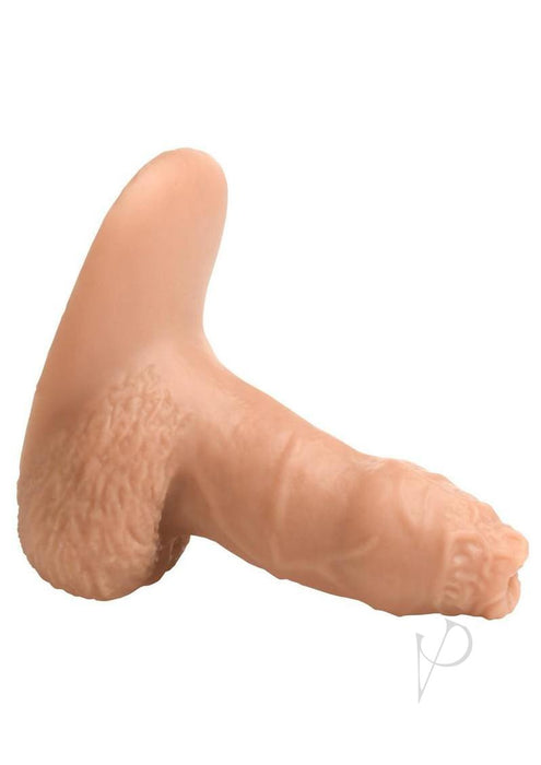 Uncut 5.1 Inch Silicone Packer Dildo - Vanilla