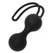 The Fifty Shades of Grey Desire Blooms Kit features black silicone kegel balls connected by a flexible stem with a retrieval loop and the iconic logo embossed on one ball—an elegant addition to any luxury couples kit.