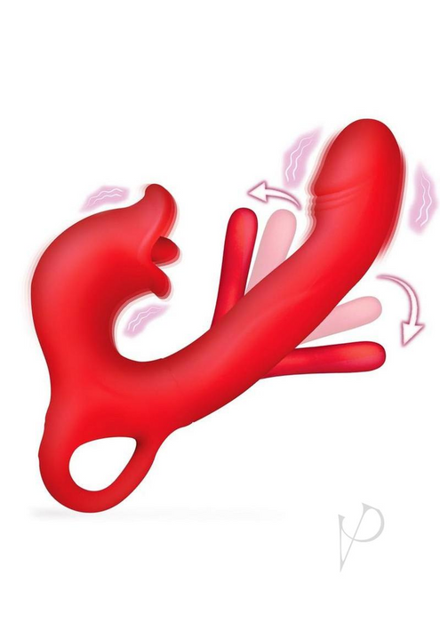 Flickers Triple Stimulation G-Spot & Tongue Vibrator
