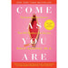 Book cover of "Come As You Are by Emily Nagoski" features the title on a pink background with an unzipped purse motif, yellow text noting it’s revised and updated, and red banners showcasing reviews.