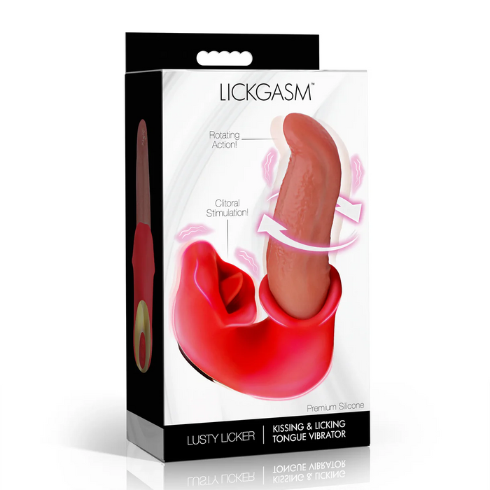 Licking Tongue & Clit Kissing Dual-Stimulation Vibrator