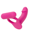 Double Diver Vibrating Pink Cock Ring for Double Penetration