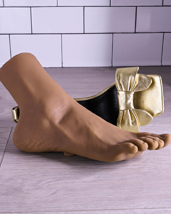Pussy Footin Realistic Foot Masturbator - Chocolate