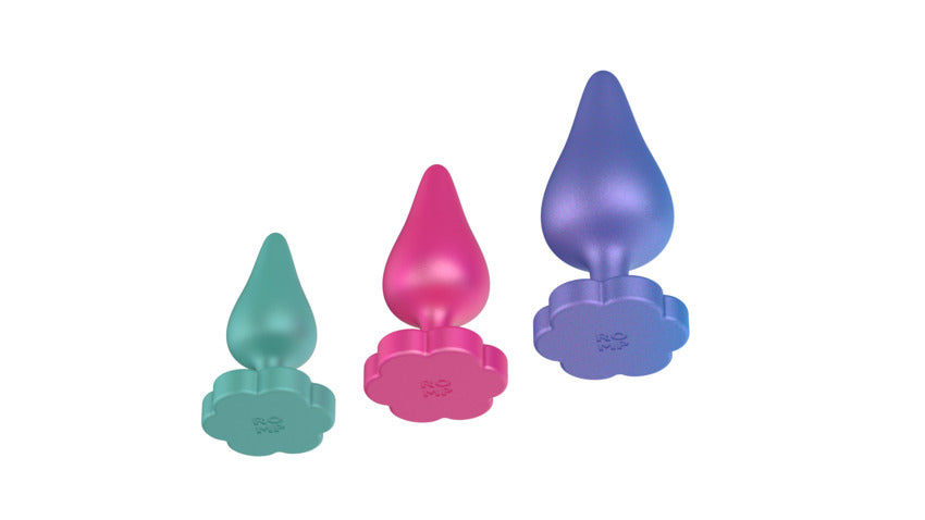 Romp Luster Set of 3 Graduated Butt Plugs