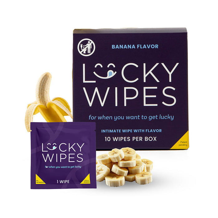 Sweetums Lucky Wipes Flavored Intimate Wipes - Various Flavors 10 pack
