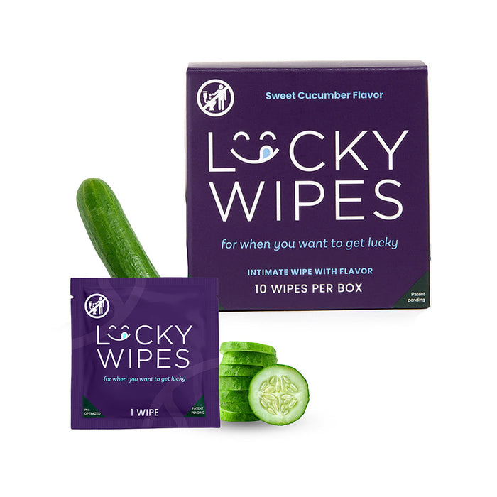 Sweetums Lucky Wipes Flavored Intimate Wipes - Various Flavors 10 pack