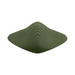 The Gender X Pleasure Pad Rechargeable Grinding Pad & Stroker is a green, smooth silicone insert with a wave-like, contoured design and "GENDER X" embossed on the upper right side.