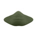 The Gender X Pleasure Pad Rechargeable Grinding Pad & Stroker is a green, flat, waterproof silicone pad with a wavy textured top, central raised ridge, and a power button icon on its surface.