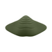 The Gender X Pleasure Pad Rechargeable Grinding Pad & Stroker is a green, flat, waterproof silicone pad with a wavy textured top, central raised ridge, and a power button icon on its surface.