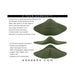 The olive green Gender X Pleasure Pad Rechargeable Grinding Pad & Stroker is shown from multiple angles, highlighting 10 vibration speeds, flexible silicone design, USB rechargeability, waterproof build, and a 5-year warranty. GenderX.com branding is displayed below.