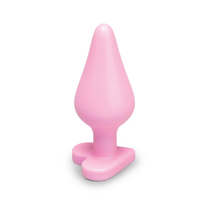 b-Vibe Butties b-Mine Heart Base Silicone Butt Plug