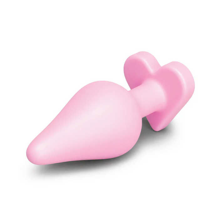 b-Vibe Butties b-Mine Heart Base Silicone Butt Plug