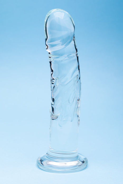 Seraphic Rapture Textured Glass Dildo