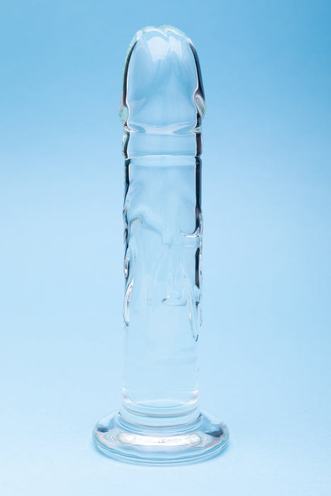 Seraphic Rapture Textured Glass Dildo