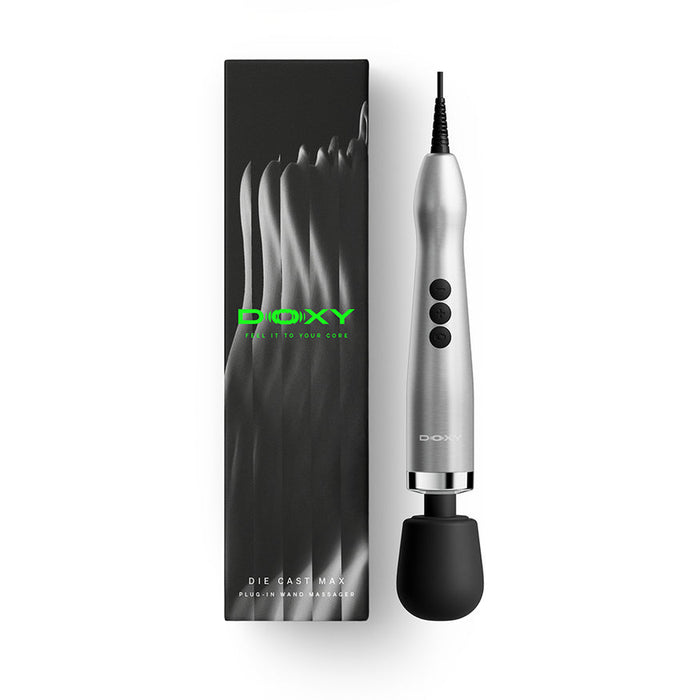 Doxy Die Cast Max Ultra Powerful Plug-In Wand Vibrator