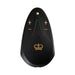 The Hot Octopuss Jett Turbo Hands-Free Masturbator is a black electronic device with a gold crown emblem, power and +/- buttons, and green/red LED lights, designed for hands-free penile stimulation and erectile dysfunction support.
