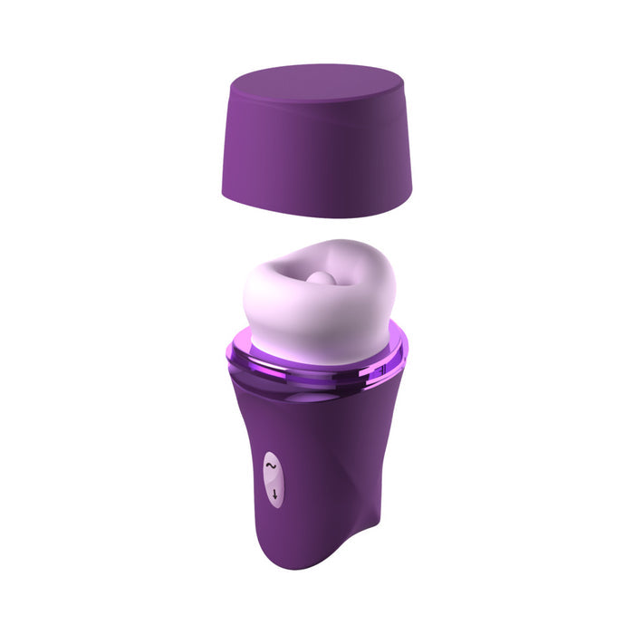 Fantasy For Her Lush Kiss Plush Licking Sucking Tongue Vibrator
