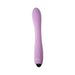 The Kian Slim Ergonomic Warming Silicone Vibrator is a purple G-spot vibe with a ribbed tip, smooth curved body, black circular accent at the base, and CAMTOYZ branding.