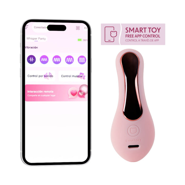 Whisper Ultra Silent Petite Panty Vibrator with App Control