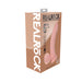 RealRock 6 Inch Dual-Density Vibrating Silicone Dildo with Weighted Balls - Vanilla