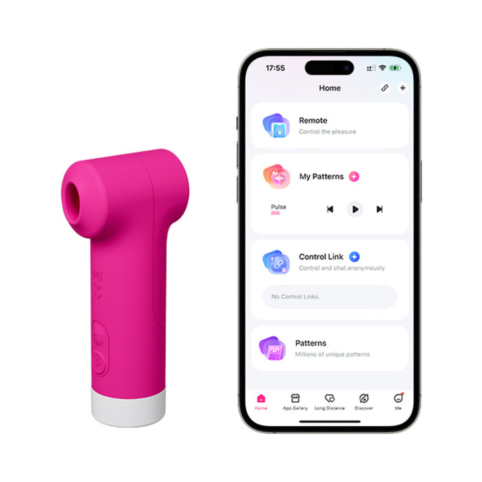 Lovense Fizz Dual-Head App-Controlled Clitoral Suction & Tapping Toy