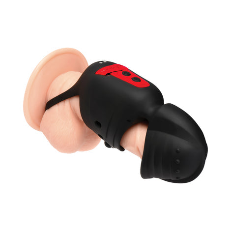 Helmet Humper Gyrating & Vibrating Silicone Masturbator