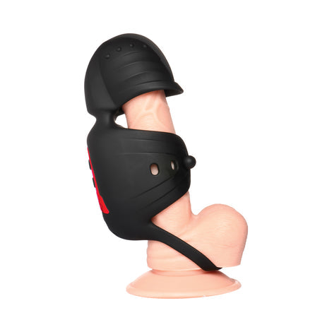 Helmet Humper Gyrating & Vibrating Silicone Masturbator