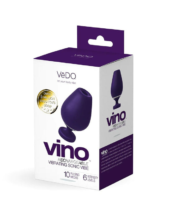 Vino Beginner Air Pulsation Clitoral Vibrator - Purple