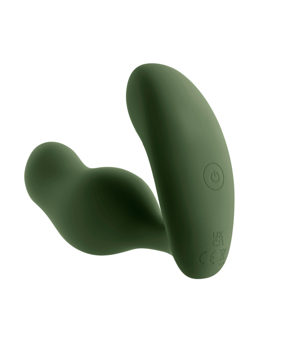 The Sergeant Powerful Prostate Vibrator with Remote Control - Green