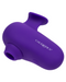 The Kissing Vibe Beginner Purple Air Pulsation Clitoral Vibe with Finger Grip