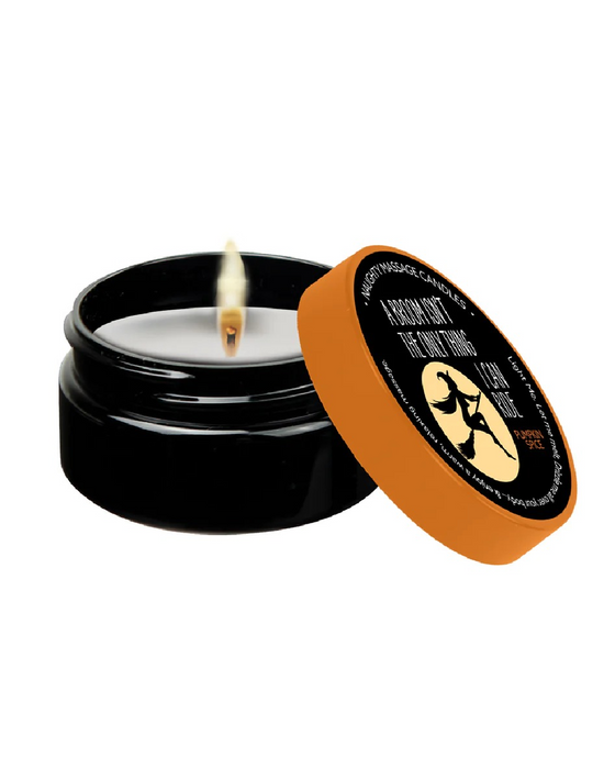 Pumpkin Spice Erotic Massage Candle - A Broom Isn't the Only Thing I Can Ride
