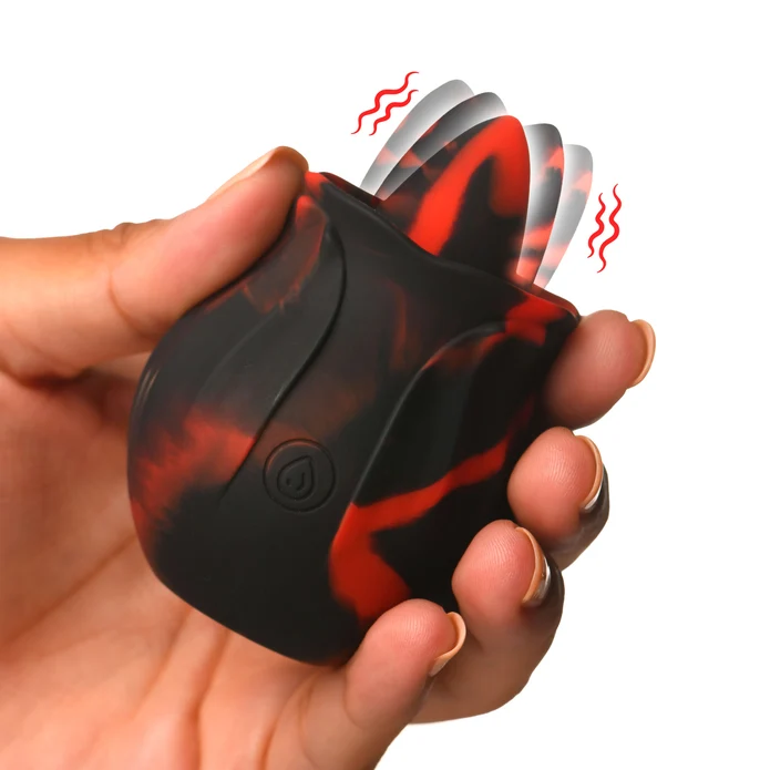 Black Kiss Rimming Rose Tongue Vibrator