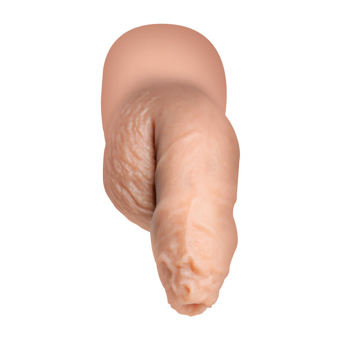 Uncut 5.1 Inch Silicone Packer Dildo - Vanilla