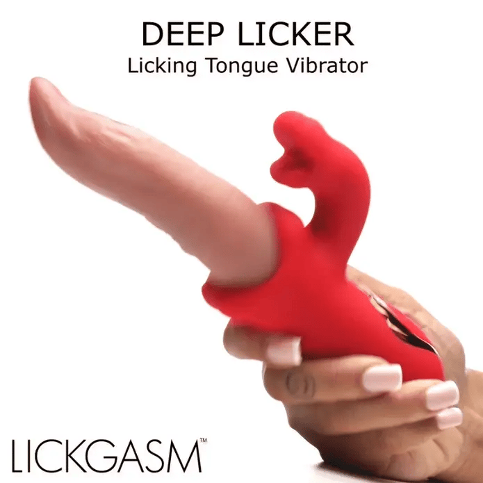 Deep Licker Rotating G-Spot & Clitoral Tongue Vibrator