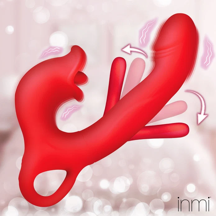 Flickers Triple Stimulation G-Spot & Tongue Vibrator